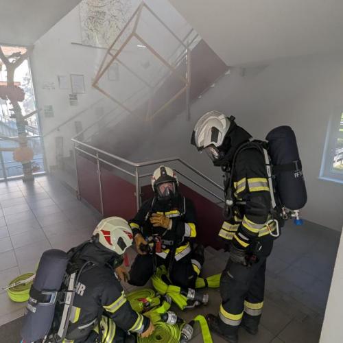 verrauchtes Treppenhaus