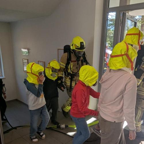 in Sicherheit