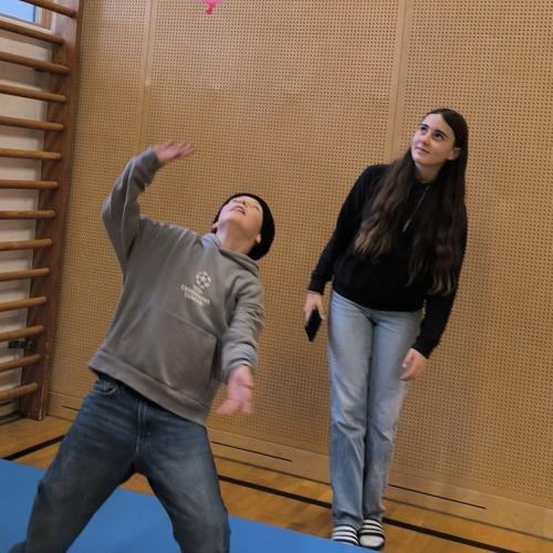 besuch an der ms haiming turnsaal