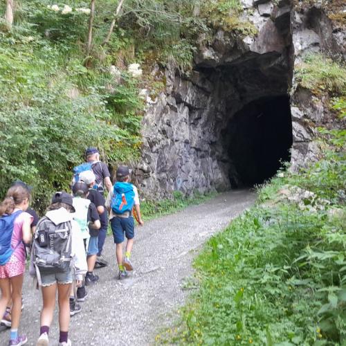 Am Weg zum Tunnel