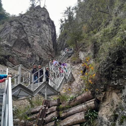 Abstieg in die Kaiserklamm