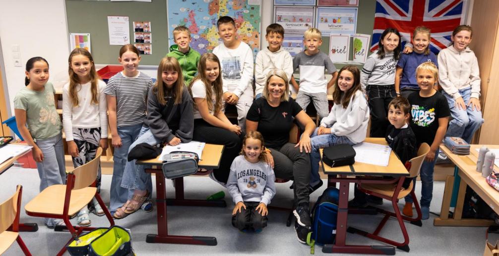 Klassenfoto der 4b-Klasse 25/26